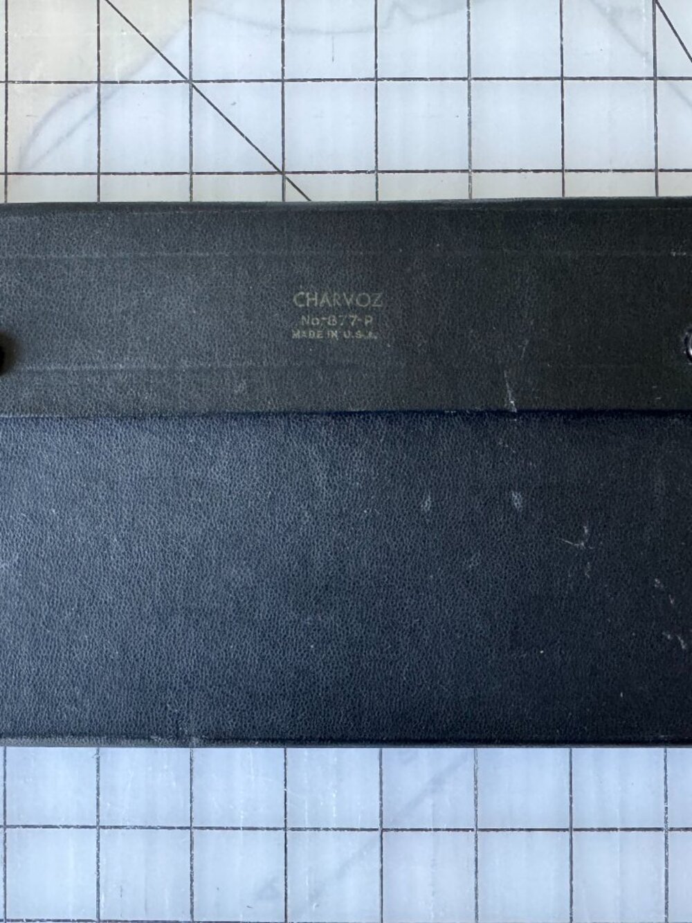 Vintage Charvoz Drafting Tool Set No 877-P USA Blue Velvet Case